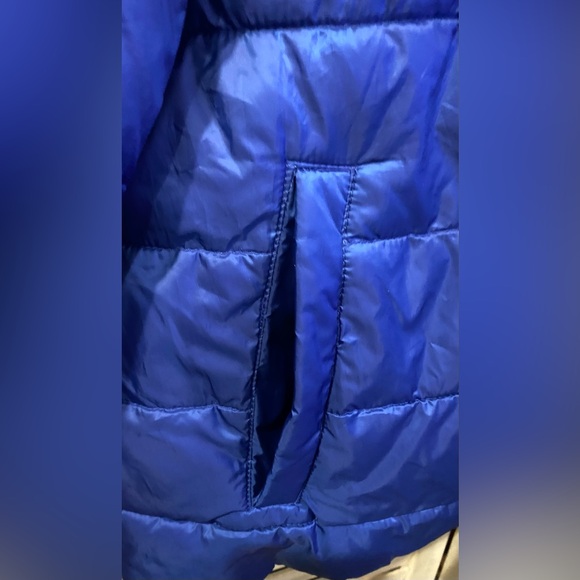 NORDSTROM brand Rich Royal Blue Puffer jacket. Size XL Lightweight Cozy warm - Picture 5 of 6